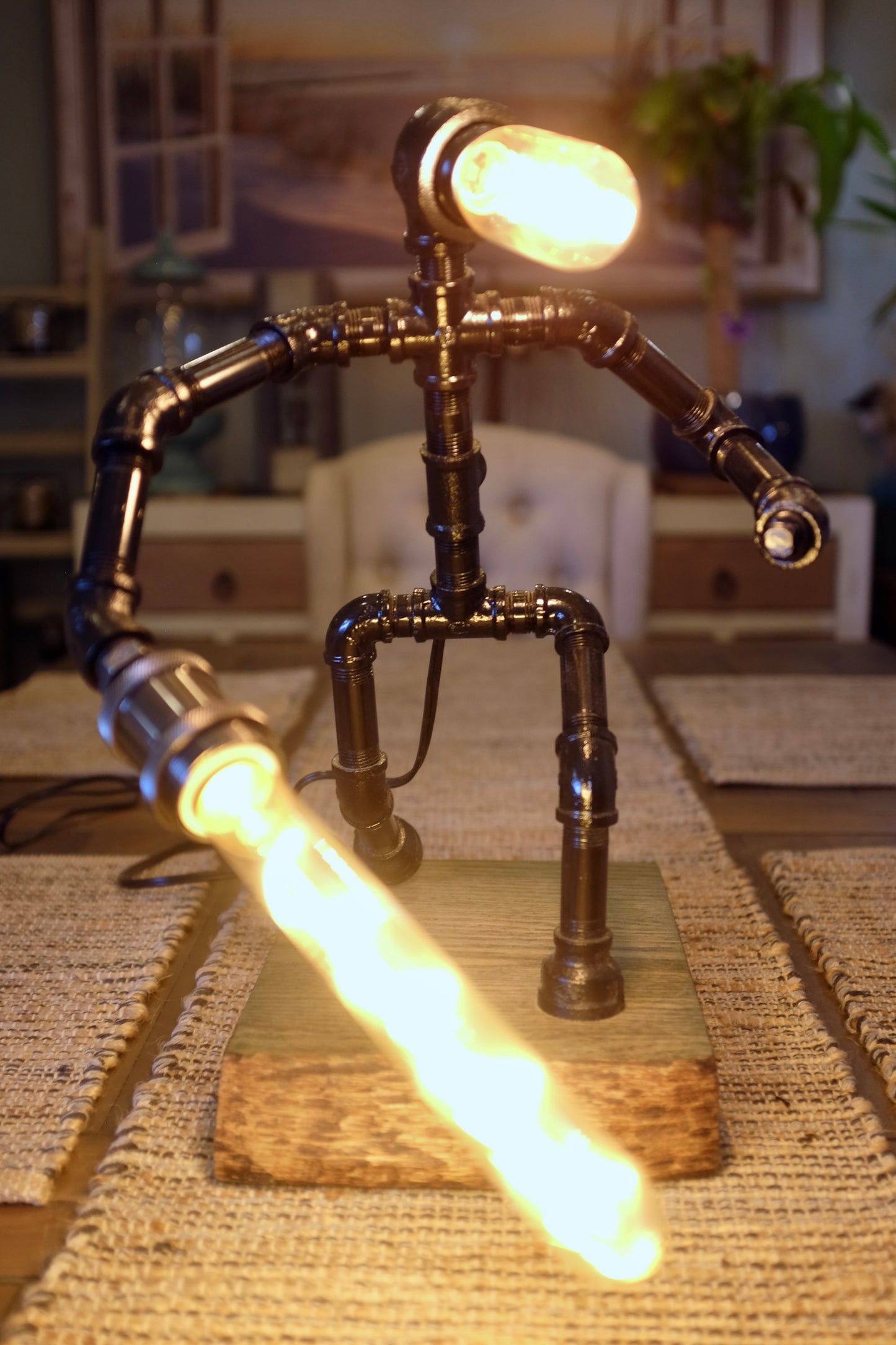 Star Wars Jedi Cast Iron Pipe Lamp