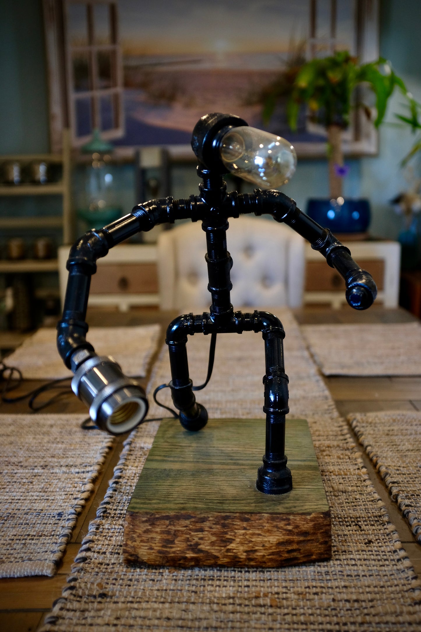 Star Wars Jedi Cast Iron Pipe Lamp