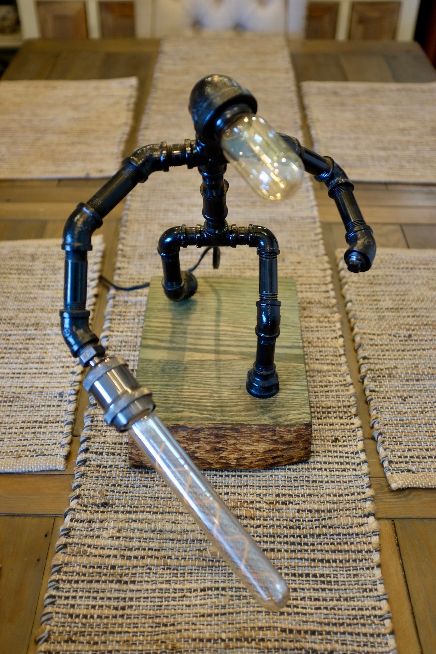 Star Wars Jedi Cast Iron Pipe Lamp