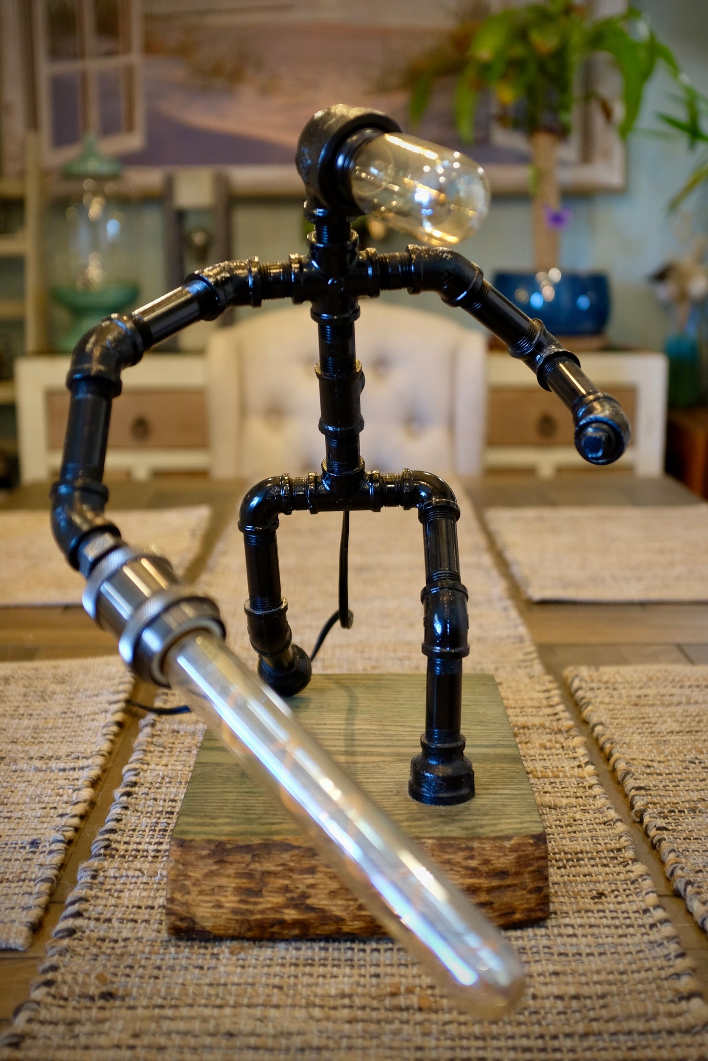 Star Wars Jedi Cast Iron Pipe Lamp