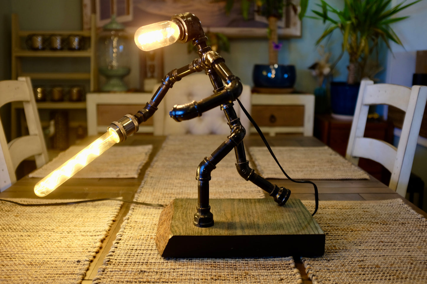 Star Wars Jedi Cast Iron Pipe Lamp