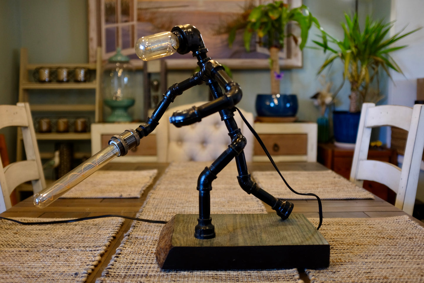 Star Wars Jedi Cast Iron Pipe Lamp