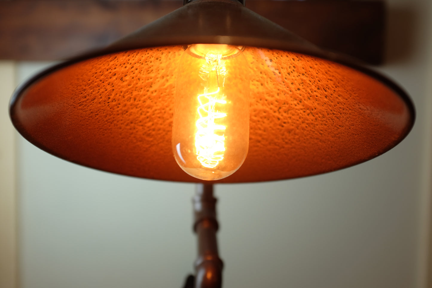 Oak Firewood Table Lamp